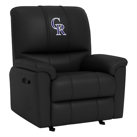 Dreamseat Rocker Recliner with Colorado Rockies Secondary XZ52031CDRRBLK-PSMLB20081